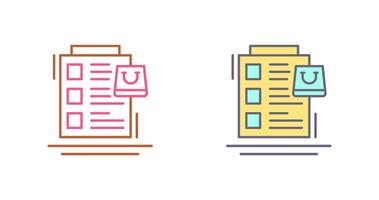 Wish List Icon Design vector