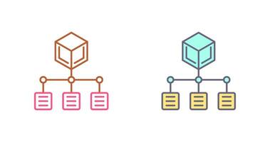 Distribution Icon Design vector