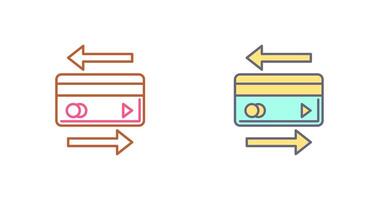 Transaction Icon Design vector