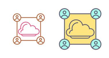 Network Icon Design vector
