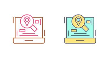 Find Location Icon Design vector