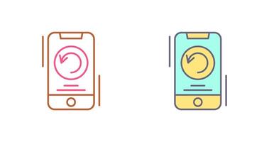 Restart Icon Design vector