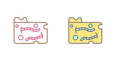 Worm Icon Design vector