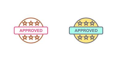 Approved Icon Design vector