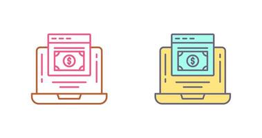 Online Payment Icon Design vector