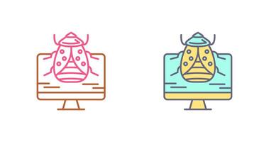 Malware Icon Design vector