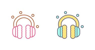 Earmuff Icon Design vector