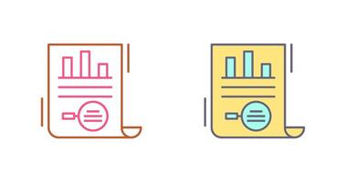 Market Research Icon Design vector