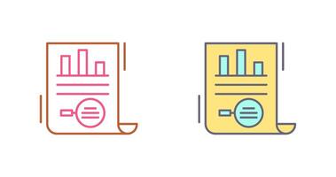 Market Research Icon Design vector