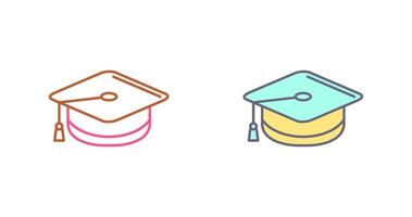 Mortarboard Icon Design vector