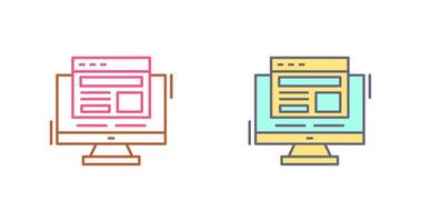 Adaptive Layout Icon Design vector