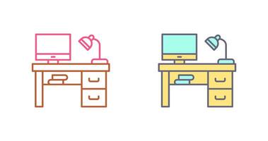 Desk Icon Design vector