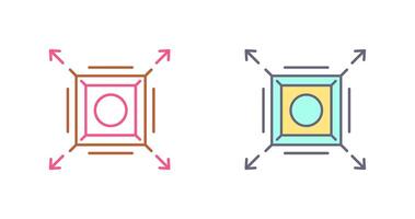Maximize Icon Design vector
