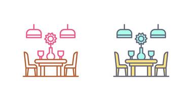 Table Icon Design vector