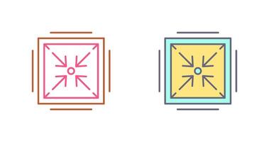 Minimize Icon Design vector