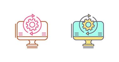 Synchronization Icon Design vector
