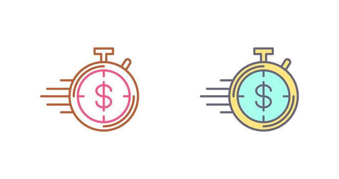 Timer Icon Design vector