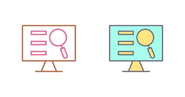 Monitor Screen Icon Design vector
