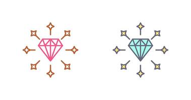 diseño de icono de diamante vector