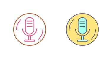 Microphone Icon Design vector