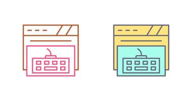 Keyboard Icon Design vector