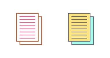 Document Icon Design vector