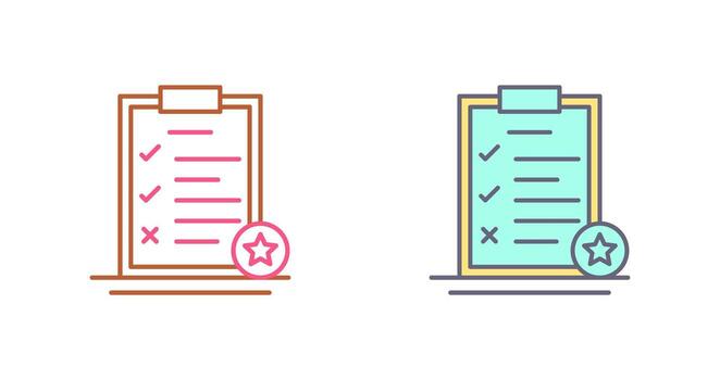 diseño de icono de lista de tareas vector