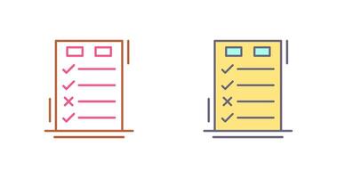 Today to Done CheckList Icon Design vector