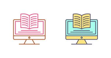 Digital Learning Icon Design vector