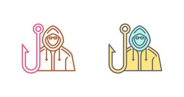 Phishing Icon Design vector