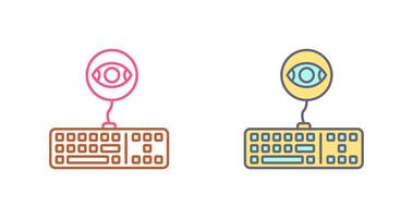 Keylogger Icon Design vector