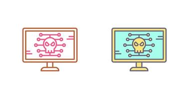 Malware Icon Design vector