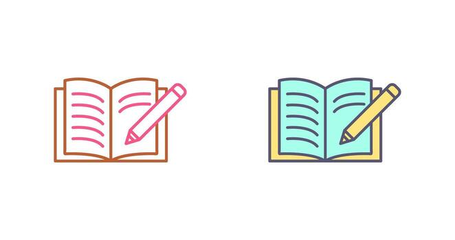 Write Icon Design vector