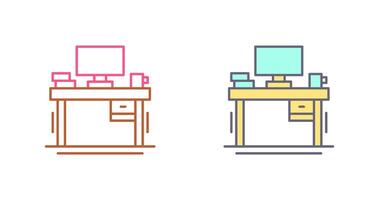 Desk Icon Design vector