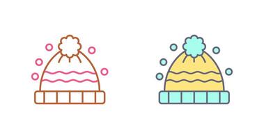 Winter Hat Icon Design vector