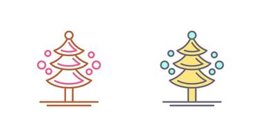 Pine Tree Icon Design vector