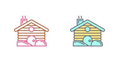 Cabin Icon Design vector