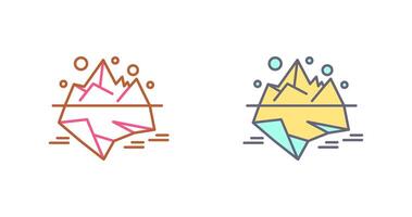 Iceberg Icon Design vector