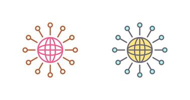 Networking Icon Design vector