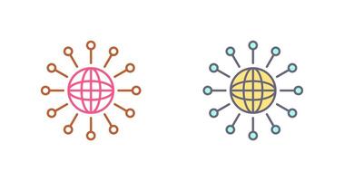 Networking Icon Design vector