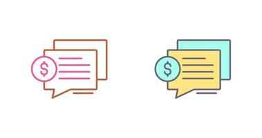 Dialog Icon Design vector