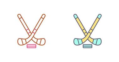 diseño de icono de hockey sobre hielo vector