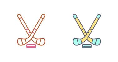 Ice Hockey Icon Design vector