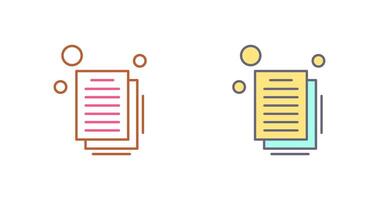 Document Icon Design vector