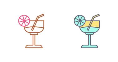 Cocktail Icon Design vector