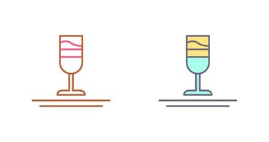 Rainbow Drink Icon Design vector