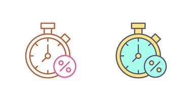 Timer Icon Design vector