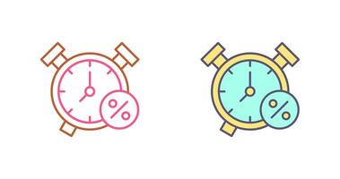 Alarm Clock Icon Design vector