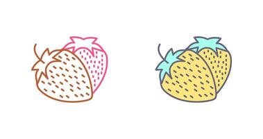 Strawberry Icon Design vector