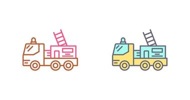 Fire Truck Icon Design vector